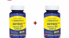 Detrix Forte Vitamina 5.000UI D3 60 capsule - 50% Reducere la al doilea produs