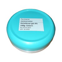 Diclofenac Gel 4% 100g Farmacia Indrafarm - 1