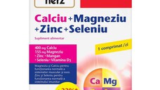 Doppelherz Aktiv Calciu + Magneziu + Zinc + Seleniu 30 Comprimate + 10 Comprimate Cadou