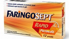 Faringosept Rapid Portocala 12 pastile Terapia