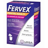 Fervex adulti cu aroma de zmeura x 8plicuri - 1