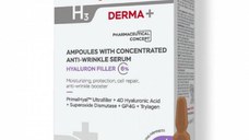 Gerovital H3 Derma+ Fiole cu ser concentrat antirid Hyaluron filler 6%  10 fiole x 2 ml