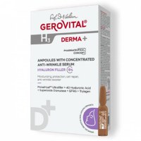 Gerovital H3 Derma+ Fiole cu ser concentrat antirid Hyaluron filler 6%  10 fiole x 2 ml - 1