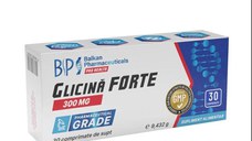 Glicina Forte 300 mg 30 comprimate Balkan Pharmaceuticals
