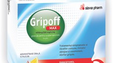 Gripoff Max 1000 mg/200mg/4mg 10 plicuri Slavia Pharm