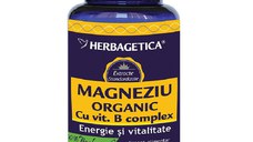 Herbagetica Magneziu organic +B complex, 60 capsule