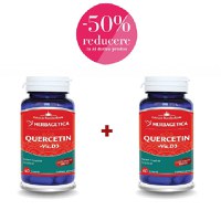 Herbagetica Quercetin + Vitamina D3 60 capsule - 50% Reducere la al doilea produs - 1