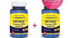 Herbagetica Vitamina D3 Naturala 5000UI 30 capsule+ 50%reducere la al doilea produs