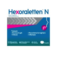 Hexoraletten N x 16 pastile - 1