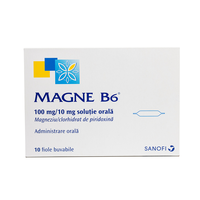 Magne B6 100mg/10mg x 10 fiole buvabile - 1