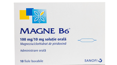 Magne B6 100mg/10mg x 10 fiole buvabile