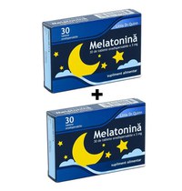 Melatonina 30 tablete orodispersabile Linia Dr.Quinn 1+1 GRATIS - 1