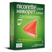 Nicorette Clear Patch 10mg/16h x 7 plasturi transdermici - 1