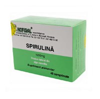 Spirulina 1g x 40 comprimate Hofigal - 1