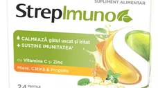 StrepImuno Miere Catina si Propolis 24 pastile de supt Reckitt Benckiser