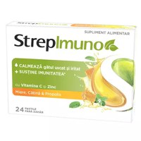 StrepImuno Miere Catina si Propolis 24 pastile de supt Reckitt Benckiser - 1