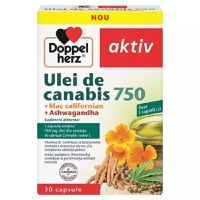 Ulei de Canabis 750 Mac Californian Ashwagandha 30 capsule Doppelherz - 1