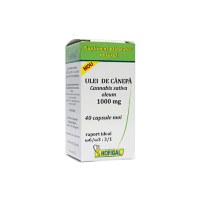 Ulei de canepa 1000mg 40 capsule Hofigal - 1