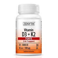 Vitamin D3 + K2 Forte 30 capsule Zenyth - 1