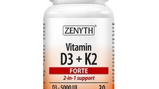 Vitamin D3 + K2 Forte 30 capsule Zenyth