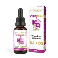 Vitamina K2 si D3 lichida 30 ml Marnys - 1