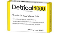 Zdrovit Detrical 1000 UI x 60 de comprimate filmate