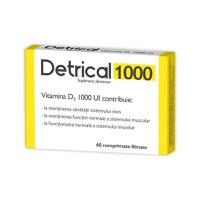 Zdrovit Detrical 1000 UI x 60 de comprimate filmate - 1