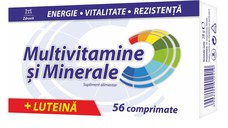 Zdrovit Multivitamine + Minerale + Luteină 56 comprimate filmate