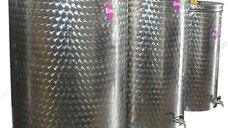 Cisterna din inox cu capac flotant Eco Fpn 300 L - Stocare Lichide Alimentare