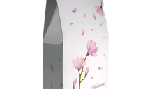 Cutie pentru sticle cu design floral roz - Model elegant