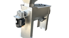Desamburitor Delta 0 din inox alimentar, 550 kg/h, cu sita de 1,5 mm pentru tomate