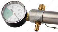 Pompa pneumatica Eno din inox cu manometru pentru garniturile capacelor flotante