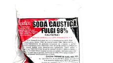 Soda caustica Kynita, 1 kg, fulgi cu puritate de 98%