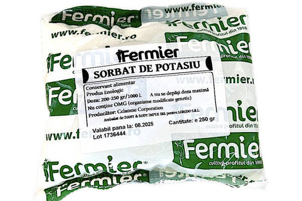 Sorbat Nutrinova 250 gr, (Sorbat de Potasiu), Celanese, agent antimicrobian, previne refermentarea accidentala a vinului