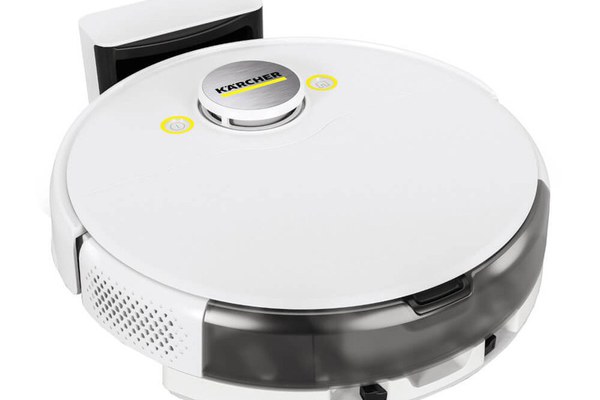 Aspirator robot Karcher RCV 5, Wi-Fi, 0.33 L, Senzori LiDAR, Control prin aplicatie, Functie temporizator, Senzor mapare incapere, Alb