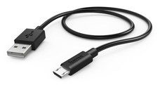 Cablu date Hama 178383, Micro-USB, 1m, Negru