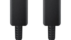 Cablu de date Samsung EP-DX510JBEGEU, USB-C to USB-C, 1.8 m, Negru