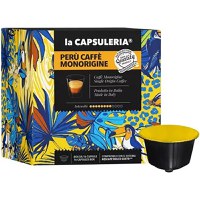 Cafea Peru Monorigine, 96 capsule compatibile Nescafe Dolce Gusto, La Capsuleria - 1