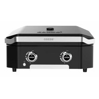 Gratar pe gaz tip plancha cu 2 arzatoare si capac Cozze 600 5 kW 90514 - 1