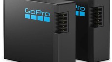 Kit 2x Acumulator reincarcabil Enduro pentru GoPro HERO 13, Litiu-Ion, 1900 mAh, Negru