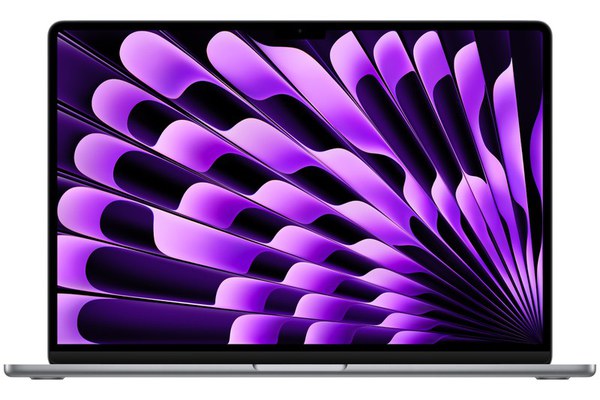 Laptop MacBook Air, 15.3", Liquid Retina, Apple M3 8-core CPU, 10-core GPU, 16GB RAM, 512GB SSD, macOS Sonoma, Space Gray