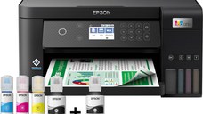 Multifunctional Inkjet color Epson EcoTank L6260, A4, USB, Ethernet, WiFi, Wi-Fi Direct, Ecran Led 3.8 cm, Apple AirPrint, Epson Connect , Negru
