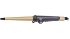 Ondulator de par Remington Luxe CI5805, 13-25 mm, Temperatura maxima 200 grade, Invelis ceramic, Auriu/Albastru inchis