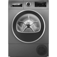 Uscator de rufe Bosch WQG235DREU, 8 kg, 14 programe, AutoDry, Towels, Super Quick 40, Gri metalic - 1