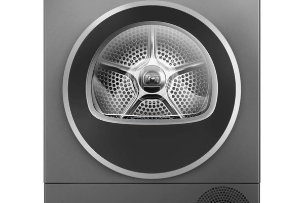 Uscator de rufe Bosch WQG235DREU, 8 kg, 14 programe, AutoDry, Towels, Super Quick 40, Gri metalic