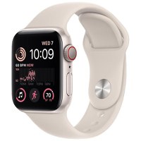 Apple Watch SE 2022, GPS + Cellular, Aluminium 44mm N/A Starlight Ca nou - 1