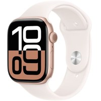 Apple Watch Series 10 2024, GPS, Aluminium 42mm N/A Rose Gold Bun - 1