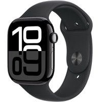 Apple Watch Series 10 2024, GPS, Aluminium 46mm N/A Jet Black Foarte bun - 1