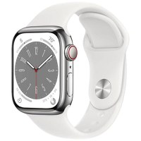 Apple Watch Series 8 2022, GPS + Cellular, Stainless Steel 45mm N/A Silver Excelent - 1
