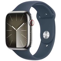 Apple Watch Series 9 2023, GPS + Cellular, Stainless Steel 41mm N/A Silver Excelent - 1